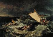 Joseph Mallord William Turner The Shipwreck (mk31) painting